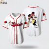 Minnie Mouse White Red Disney Unisex Cartoon Baseball Jersey 1 jersey