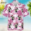 Minnie Purple Floral Pattern Hawaiian Shirt 1 1