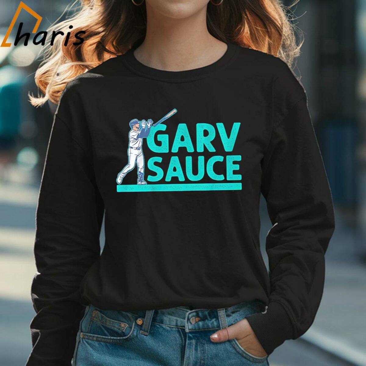 Mitch Garver Garv Sauce Seattle Mariners Baseball Shirt 3 Long sleeve shirt