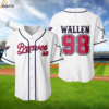 Morgan Wallen Country Music Braves 98 Baseball Jersey