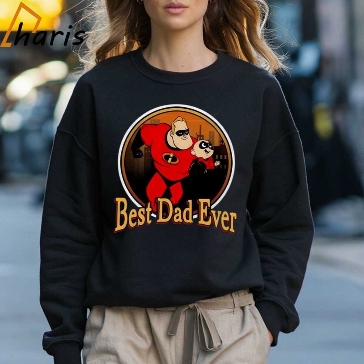 Mr Incredible And Jack jack Parr Disney Dad Shirt 3 Sweatshirt