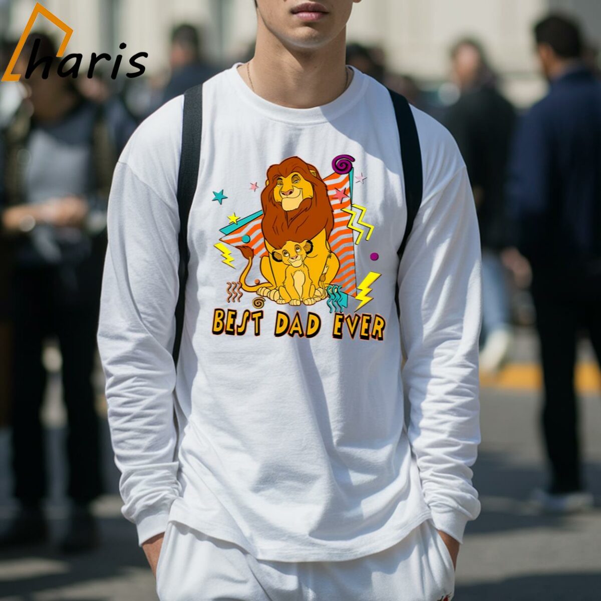 Mufasa Lion King Best Dad Ever Funny Dad Disney Shirts 3 Long Sleeve Shirt