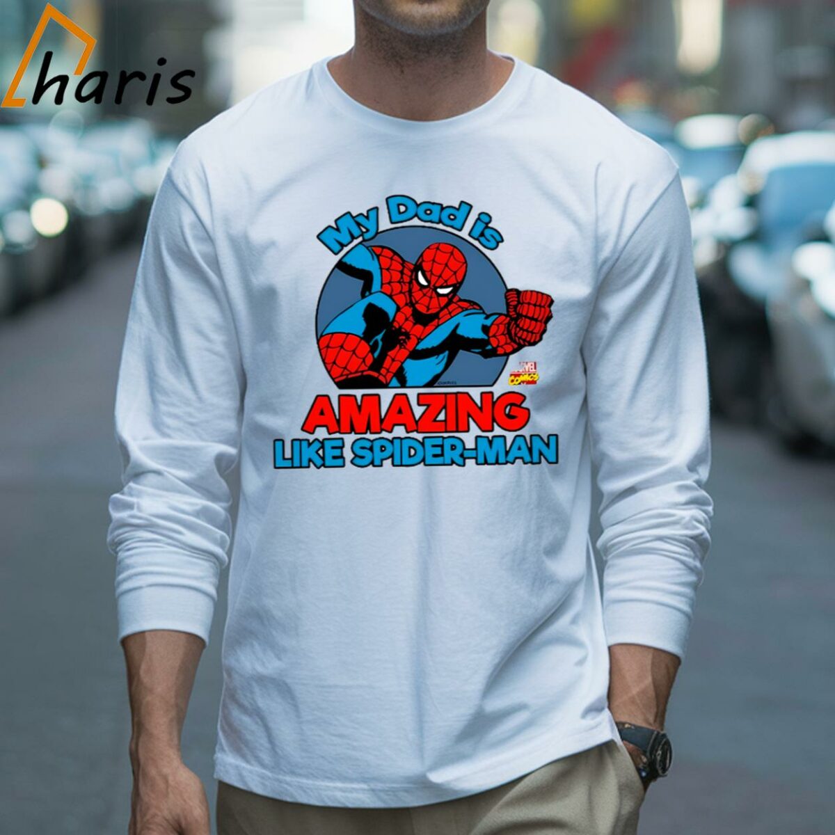 My Dad Is Amazing Like Spider Man T shirt 3 Long sleeve shirt