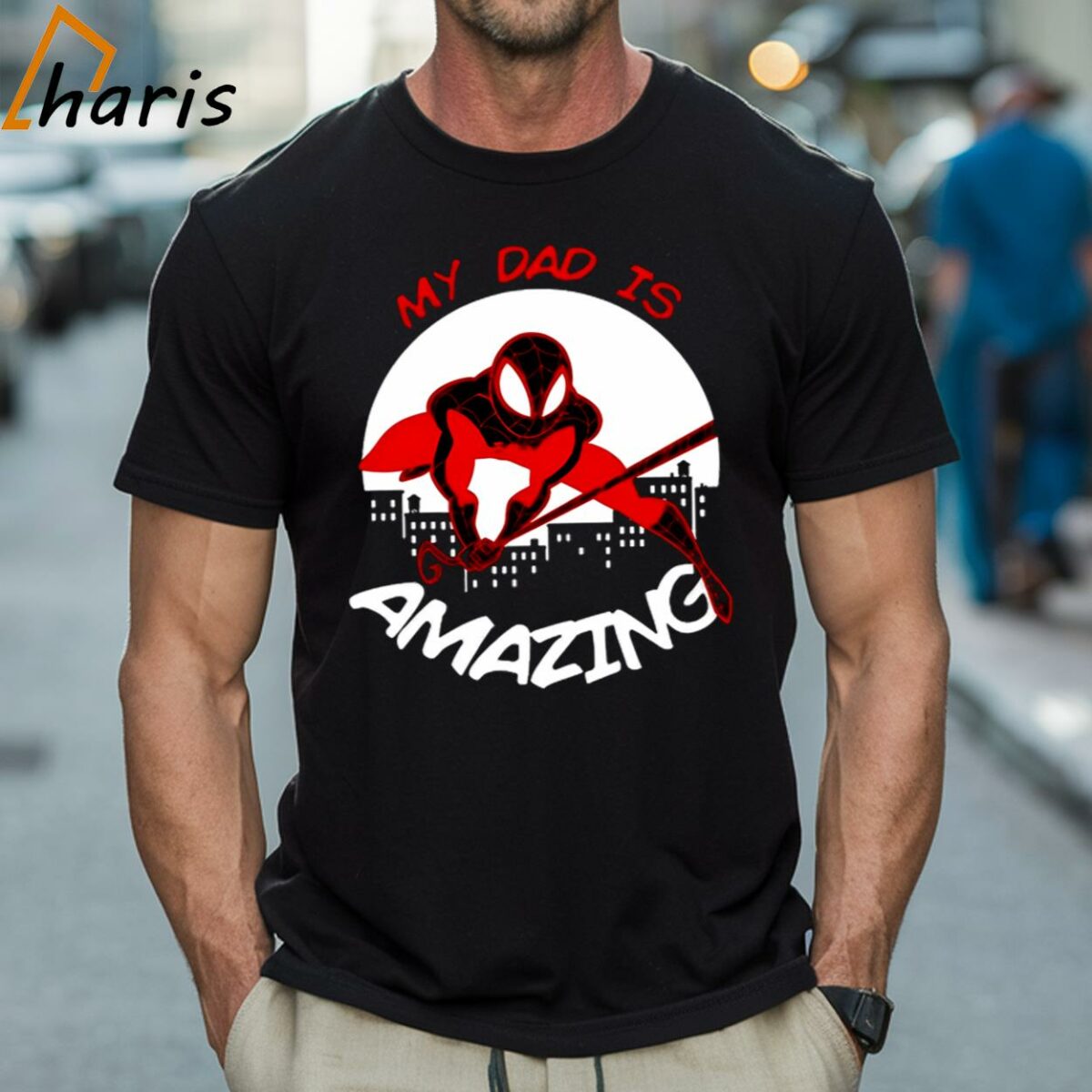 My Dad Is Amazing Spider Man Action Pose T shirt 1 Shirt
