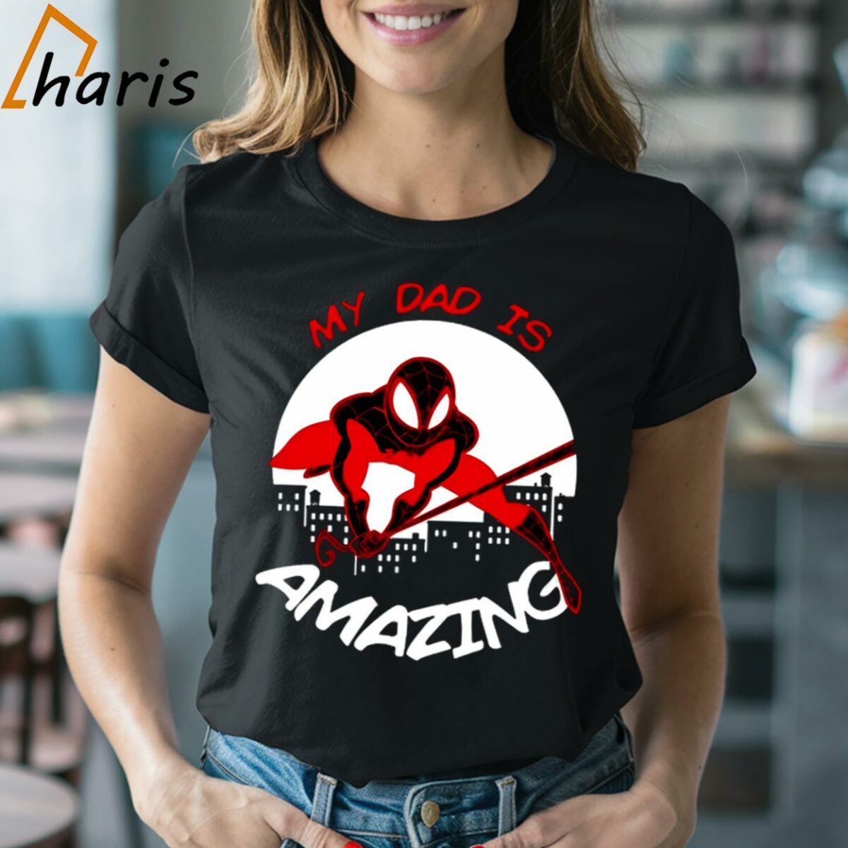 My Dad Is Amazing Spider Man Action Pose T shirt 2 Shirt