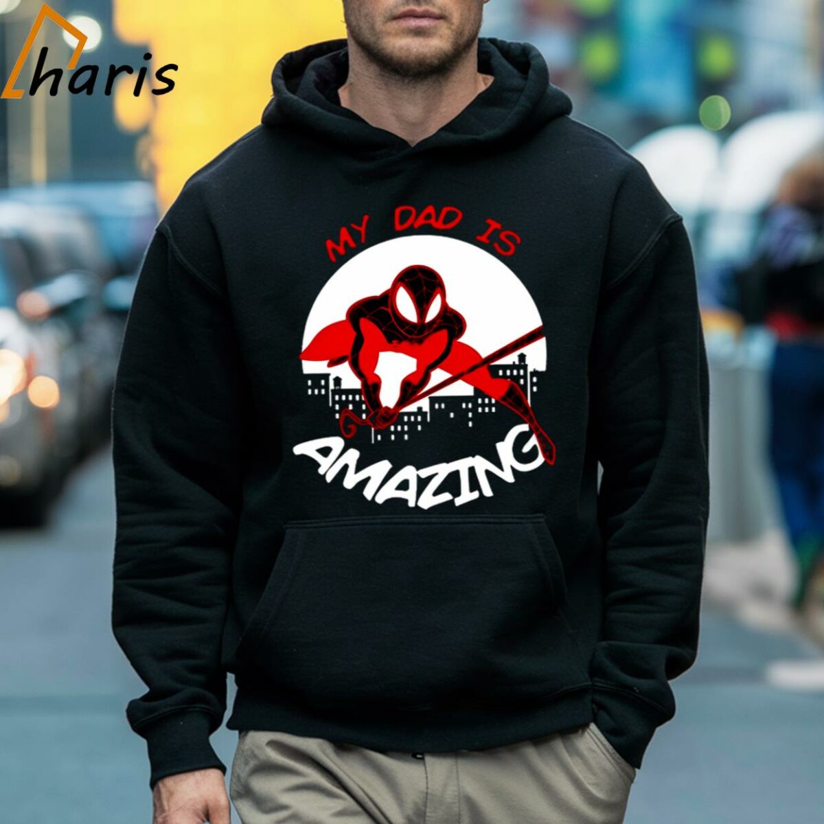 My Dad Is Amazing Spider Man Action Pose T shirt 5 Hoodie