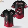 NFL Atlanta Falcons Symbol American Football Rugby Ball Black Red Baseball Jersey 1 jersey