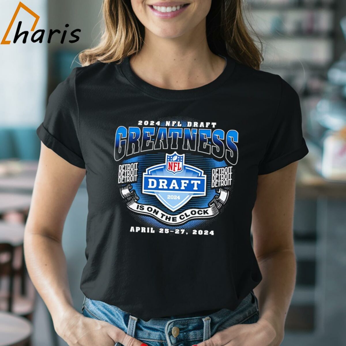 NFL Draft 2024 Greatness Detroit Is On The Clock Shirt 2 Shirt