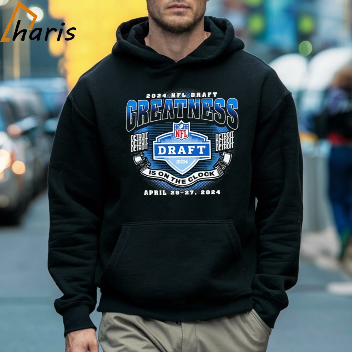 NFL Draft 2024 Greatness Detroit Is On The Clock Shirt 5 Hoodie
