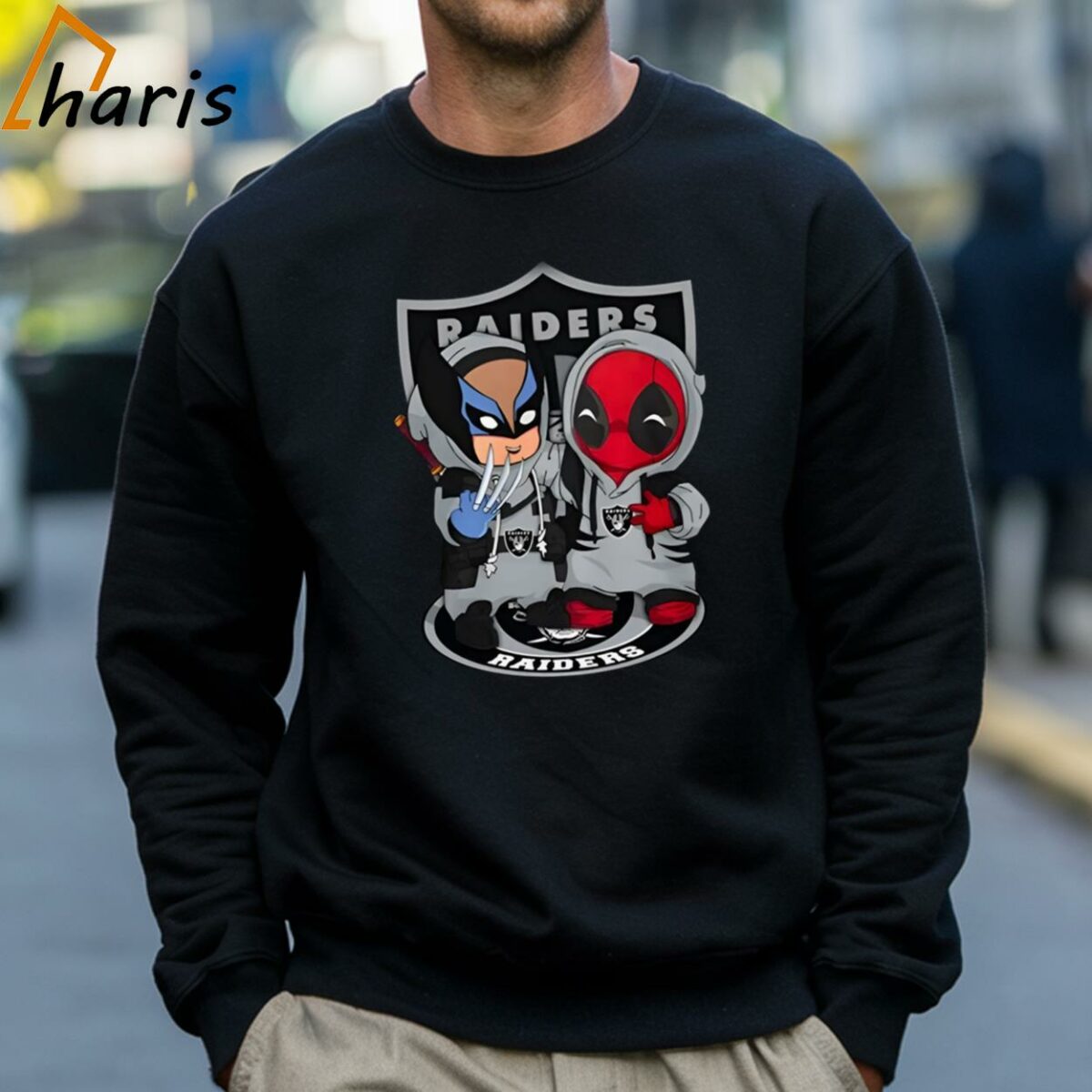 NFL Las Vegas Raiders Deadpool T shirt 4 Sweatshirt