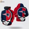 NFL New England Patriots Grateful Dead Score Big On Game Day 3D Hoodie 1 jersey