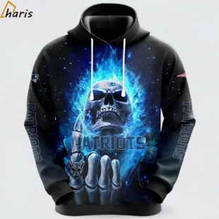 NFL New England Patriots Skull Champion Your Team 3d Hoodie 1 jersey