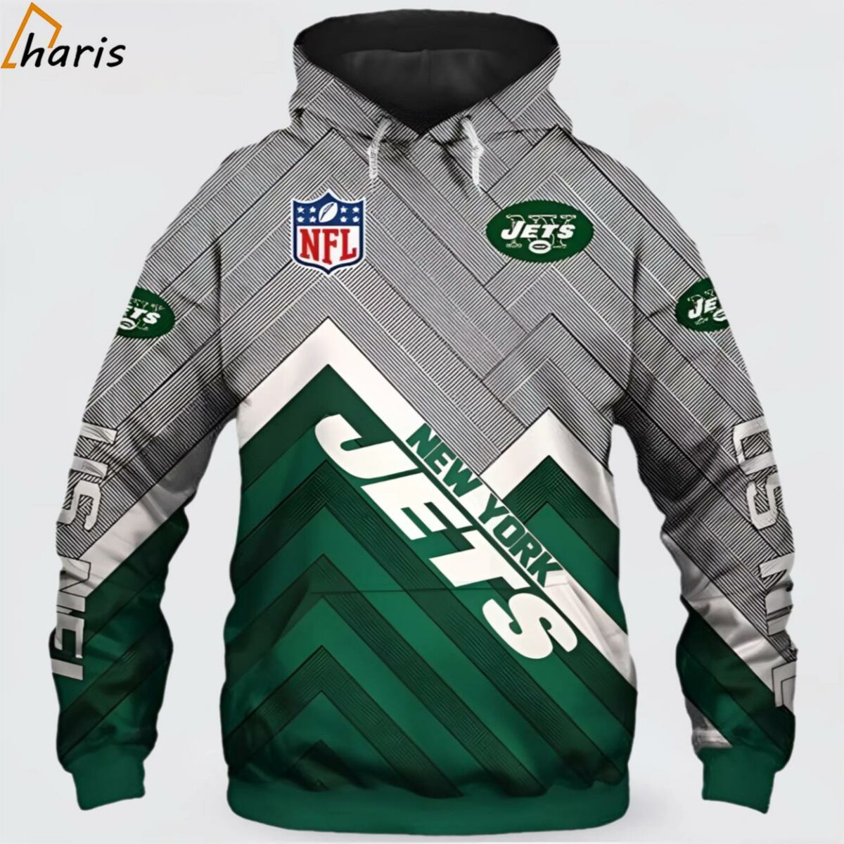 NFL New York Jets Elevate Your Game Day Look 3D Hoodie 1 jersey