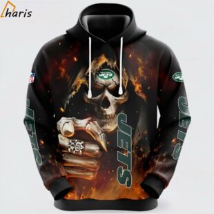 NFL New York Jets Skull Champion Your Team 3D Hoodie 1 jersey