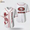 NFL San Francisco 49ers Symbol We Are The 49ers White Red Baseball Jersey 1 jersey
