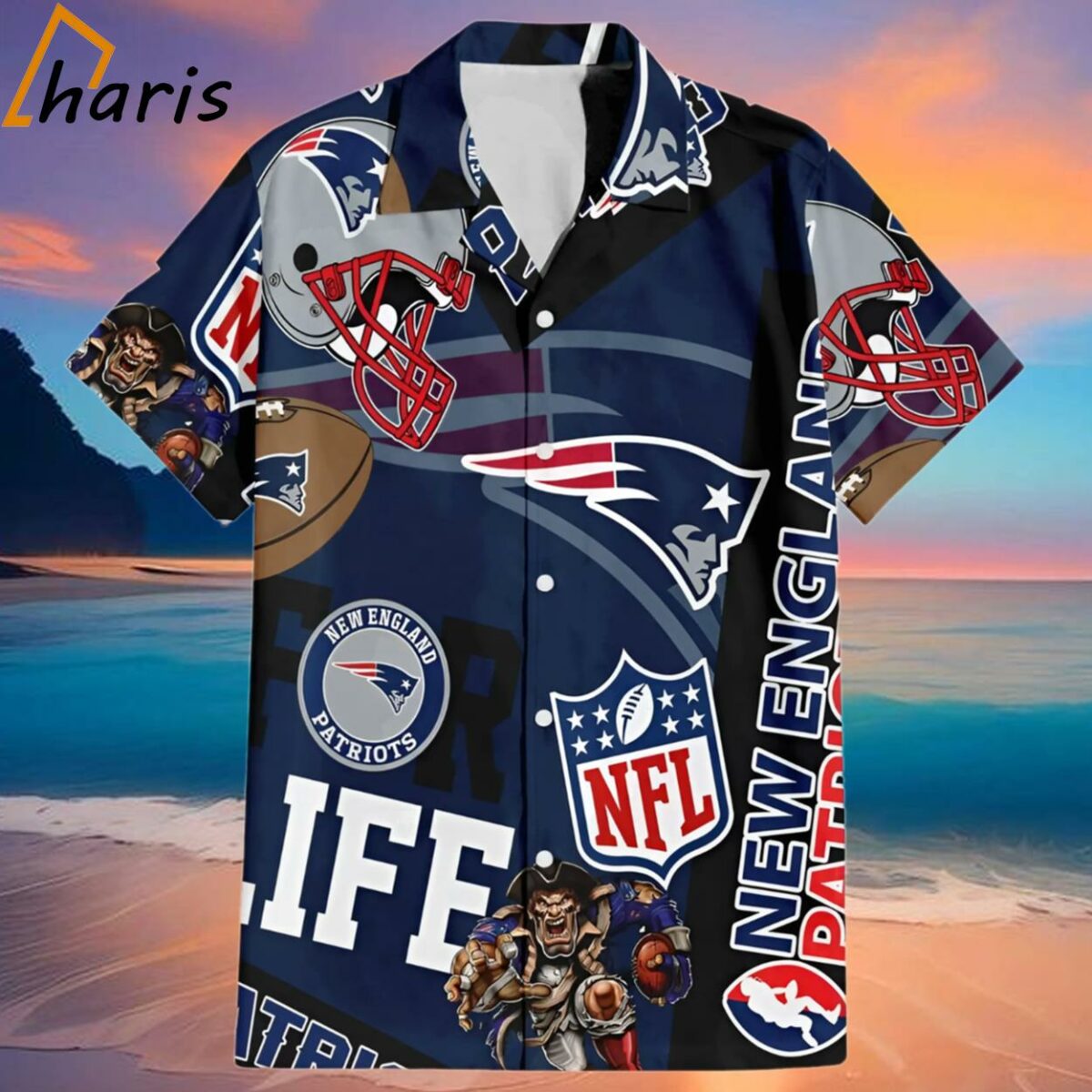 New England Patriots NFL Summer Hawaiian Shirt 2 2