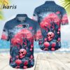 New England Patriots Skull Trending Hawaiian Shirt 2 2