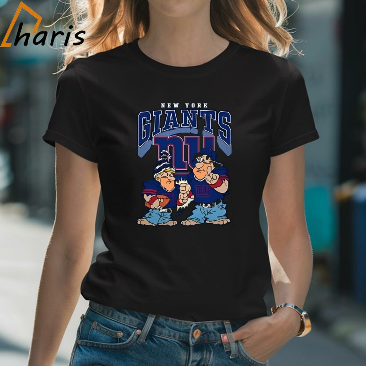 New York Giants Flintstones Football 2024 T shirt 2 Shirt