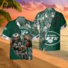 New York Jets NFL Floral Summer Hawaiian Shirt 2 2
