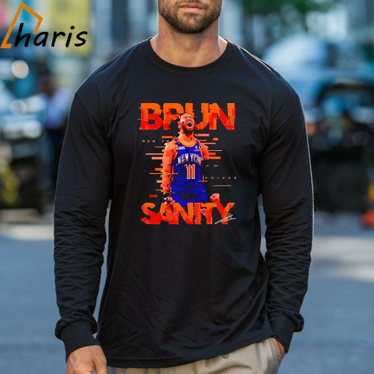 New York Knicks Jalen Brunson Brunsanity Signature Shirt 3 Long sleeve shirt