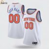 New York Knicks Nike Unisex Swingman Custom Jersey White 1 jersey