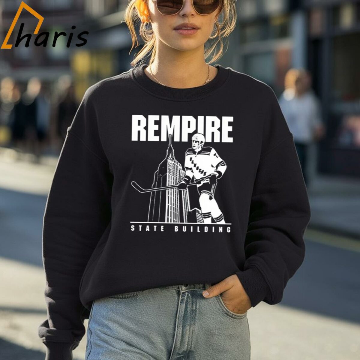 New York Rangers Rempire State Building Shirt 4 Sweatshirt