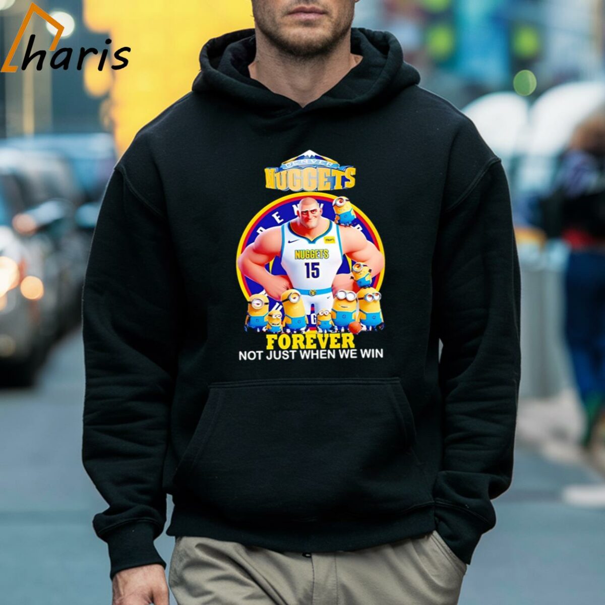 Nikola Jokic Denver Nuggets And Minions Forever Not Just When We Win Shirt 5 Hoodie