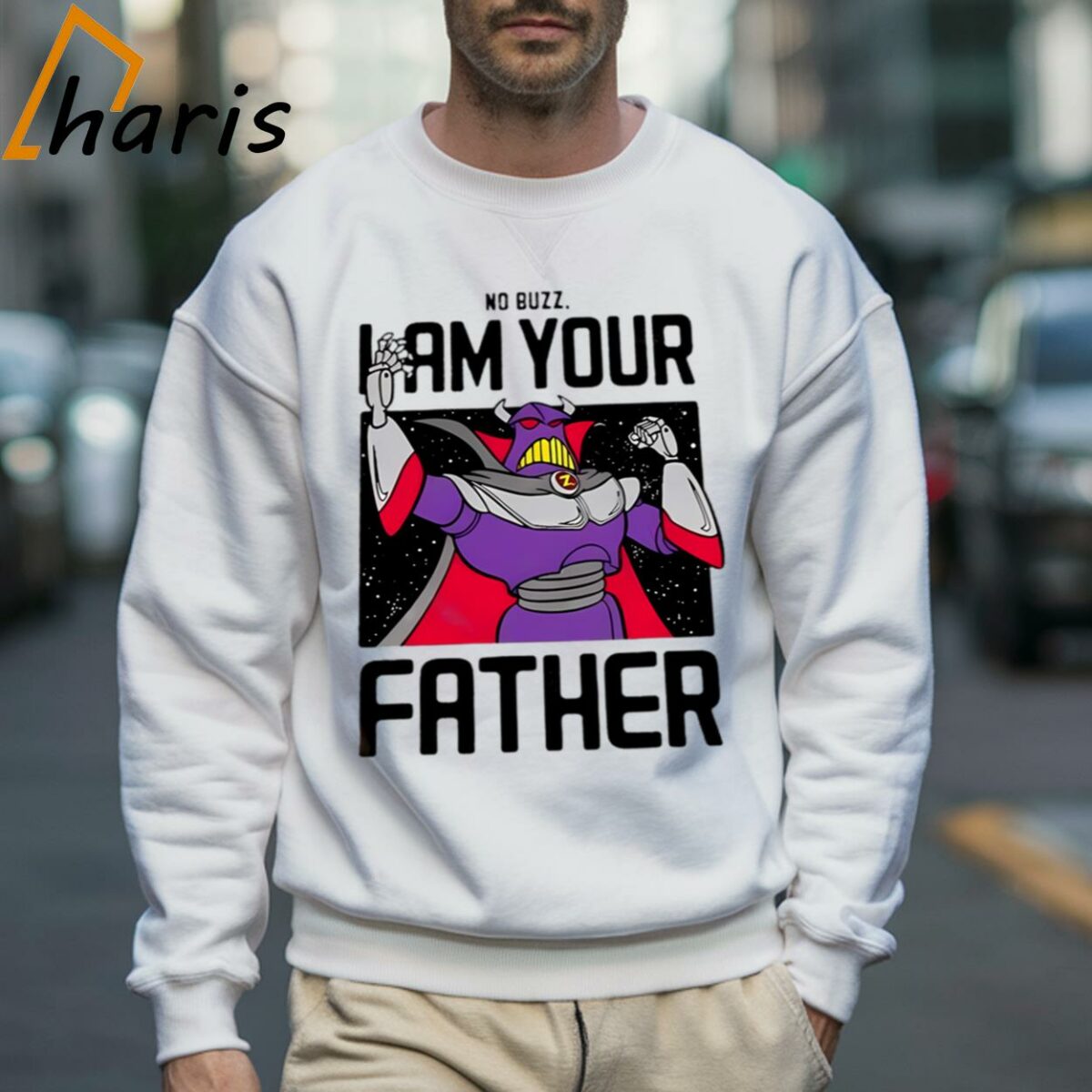 No Buzz I Am Your Father Funny Disney Pixar Toy Story Zurg Dad Shirt 3 Sweatshirt
