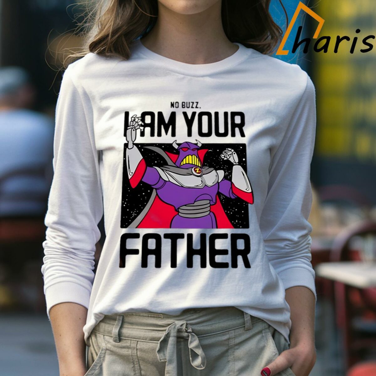 No Buzz I Am Your Father Funny Disney Pixar Toy Story Zurg Dad Shirt 4 Long sleeve Shirt