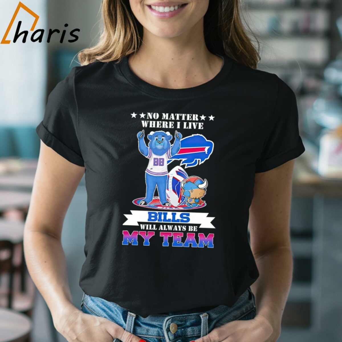 No Matter Where I Live Buffalo Bills Will Always Be My Team Shirt 2 Shirt