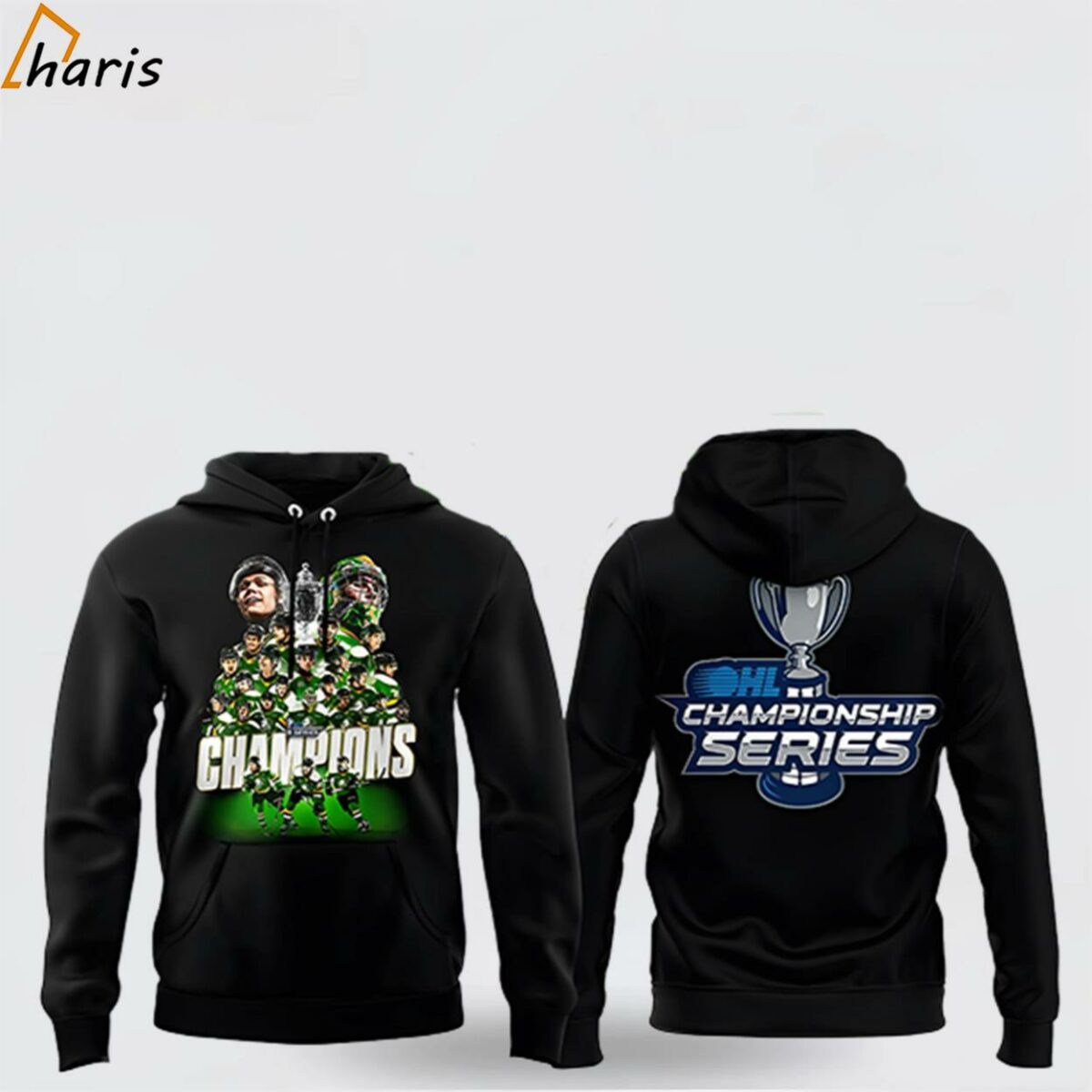 OHL Championship Series London Knights Hockey Team 3D Hoodie 1 jersey