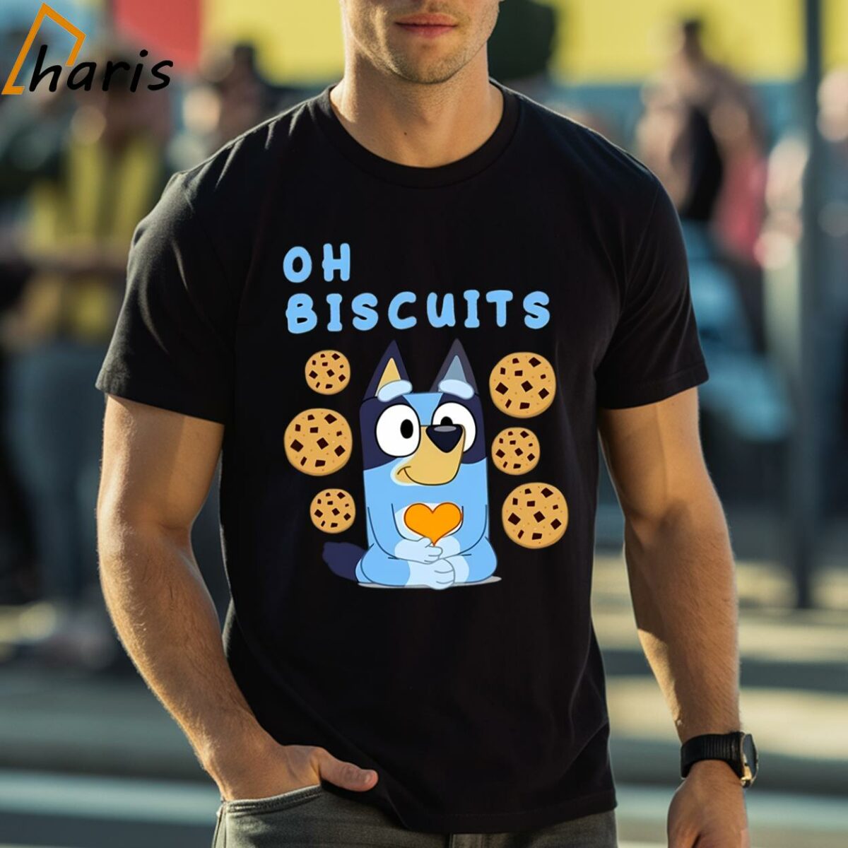 Oh Biscuits Bandit Heeler Bluey Shirt 1 Shirt