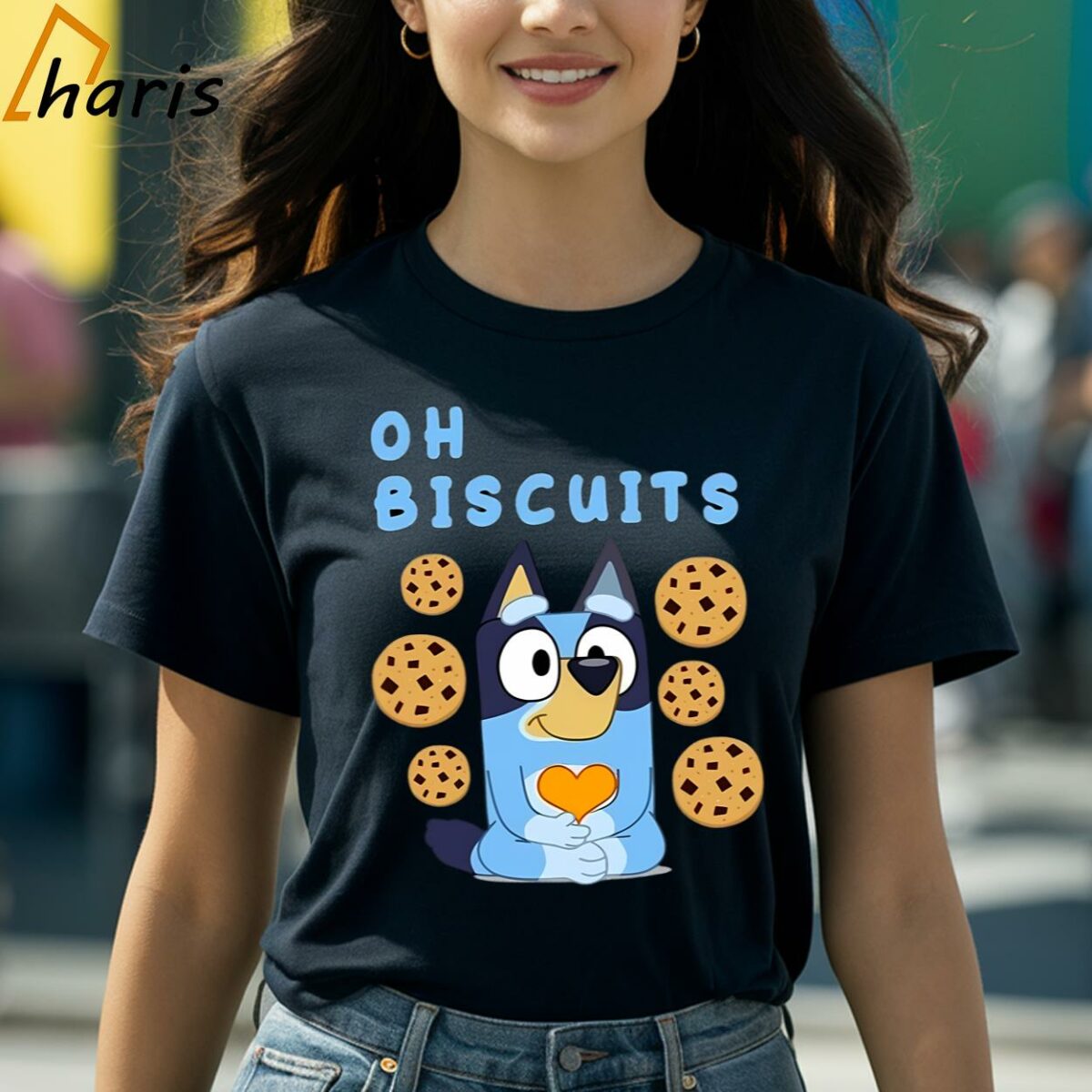 Oh Biscuits Bandit Heeler Bluey Shirt 2 Shirt