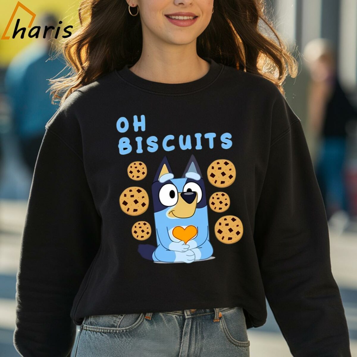 Oh Biscuits Bandit Heeler Bluey Shirt 3 sweatshirt