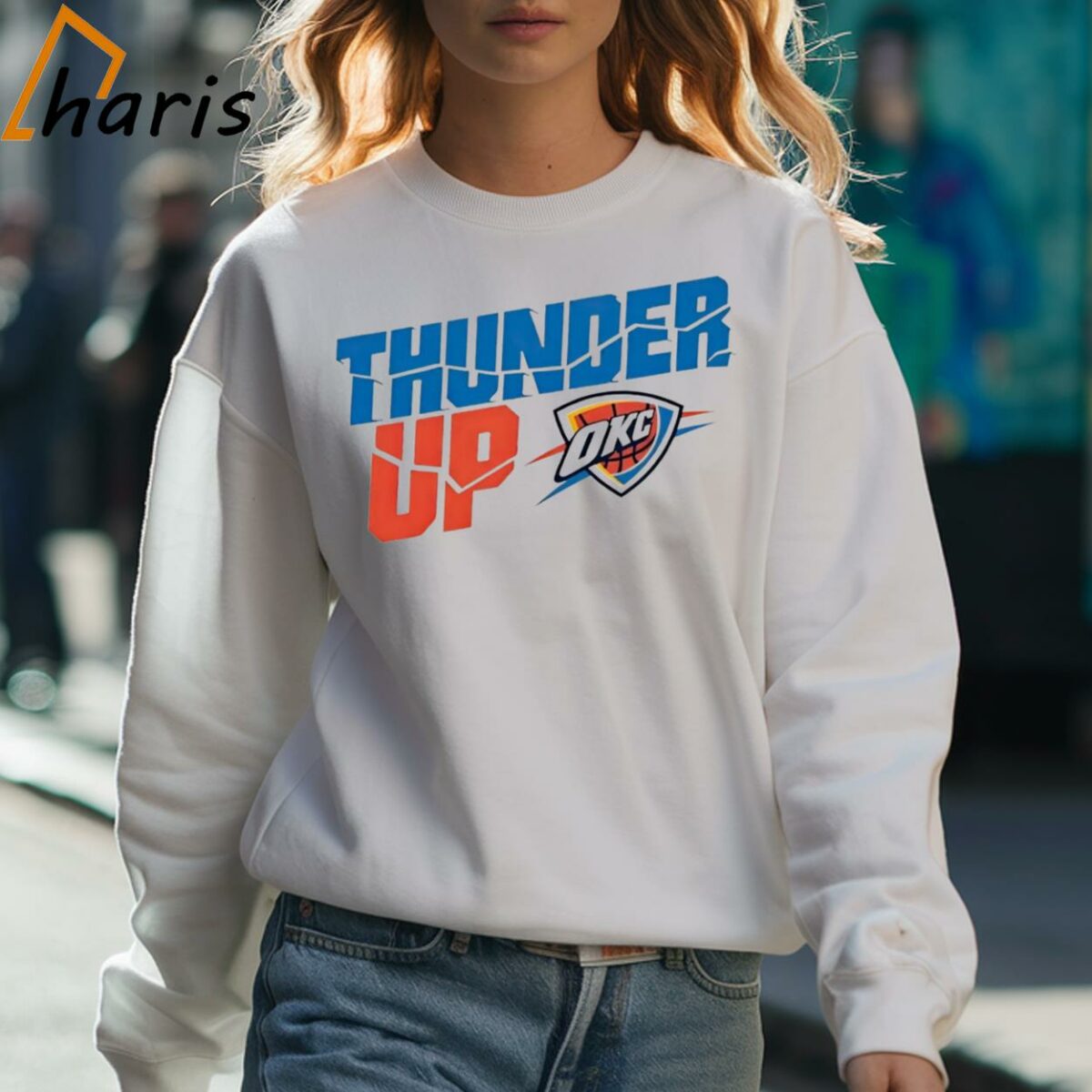 Oklahoma City Thunder Thunder Up Shirt 3 Sweatshirt