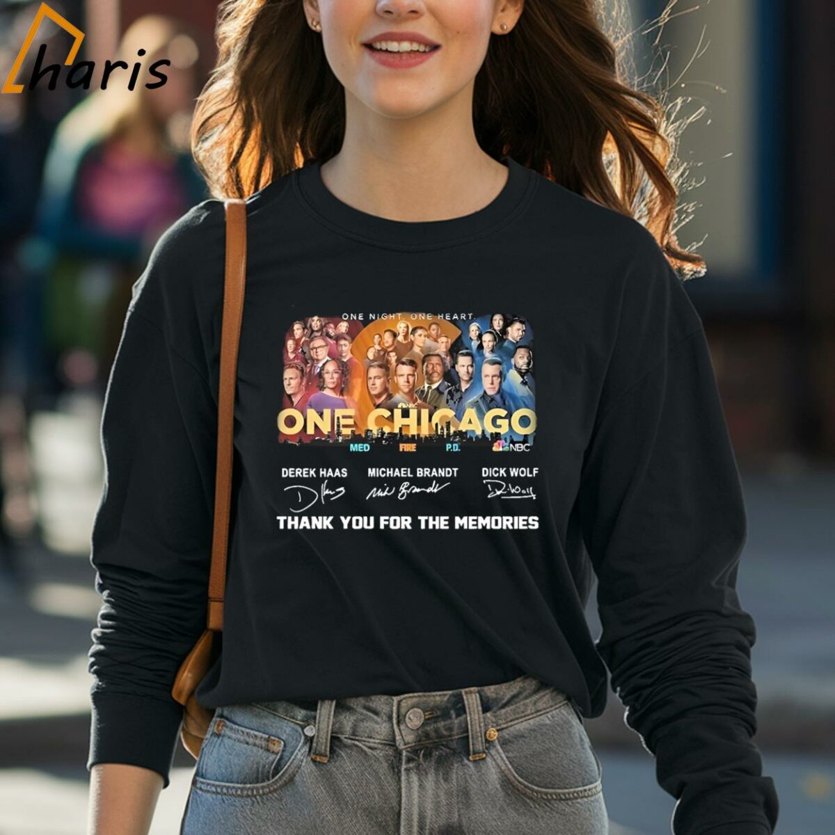One Night One Heart One Chicago Members Thank You For The Memories T Shirt 4 long sleeve shirt