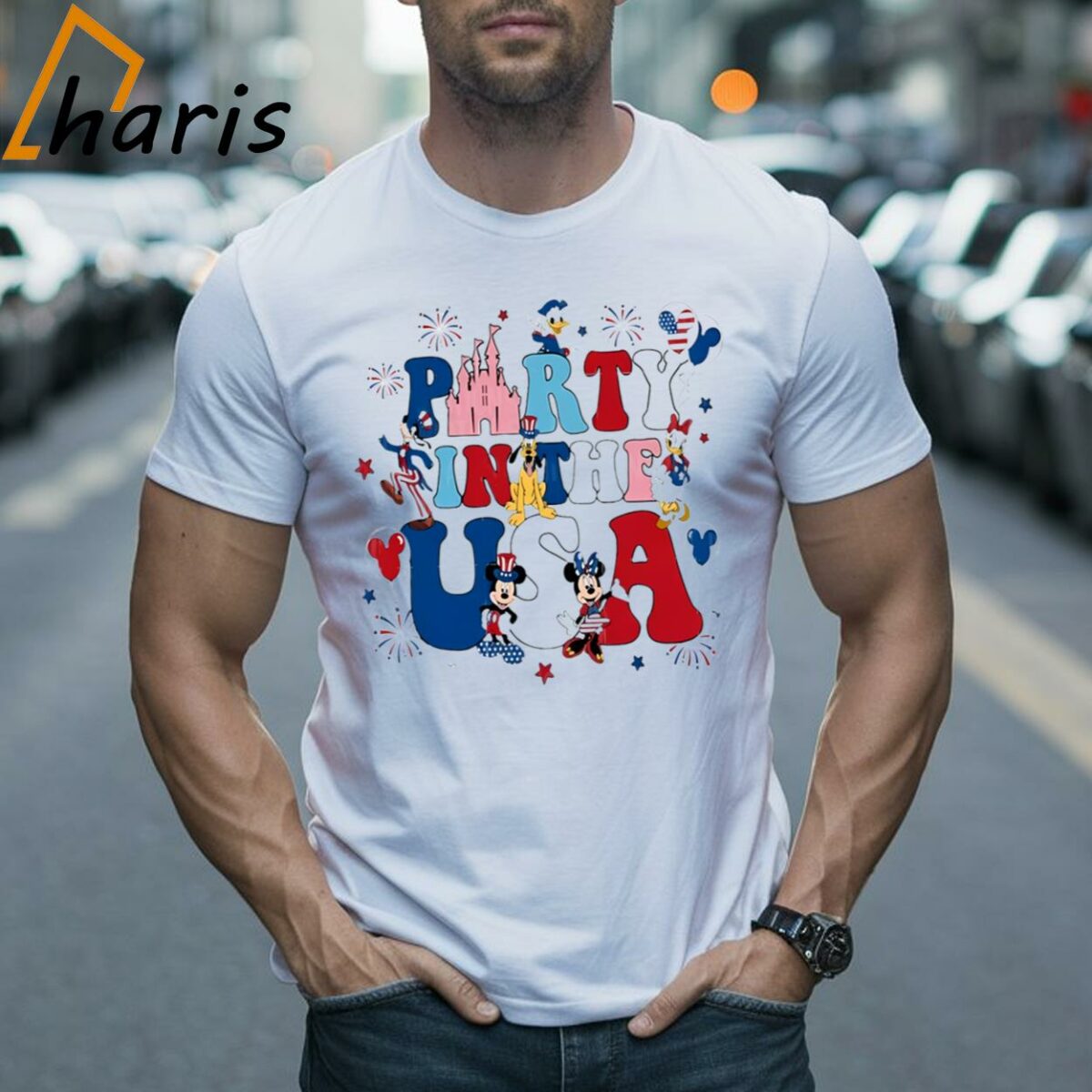 Party In The Usa Fourth Of July Day Disney Dad Shirt 2 Shirt
