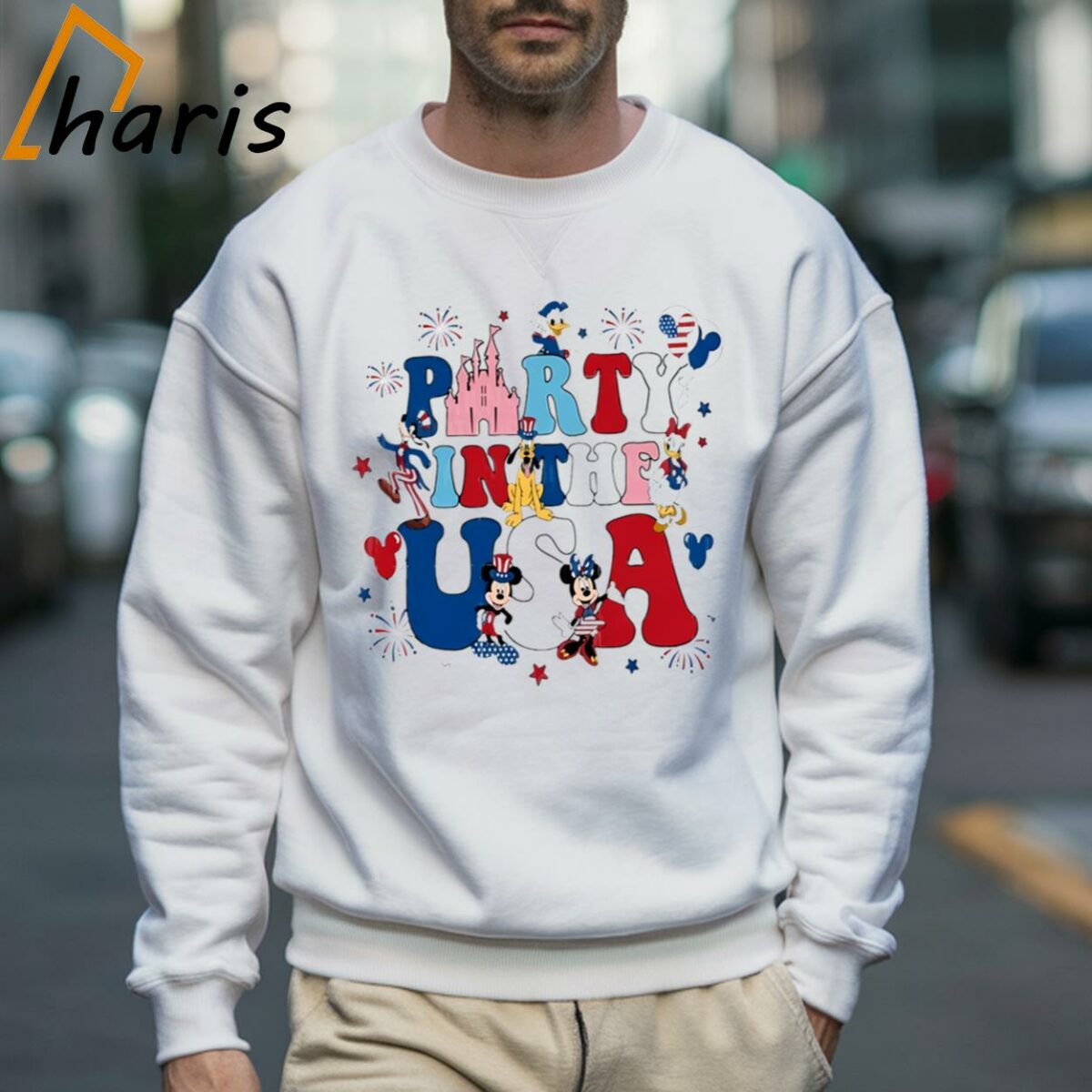 Party In The Usa Fourth Of July Day Disney Dad Shirt 3 Sweatshirt