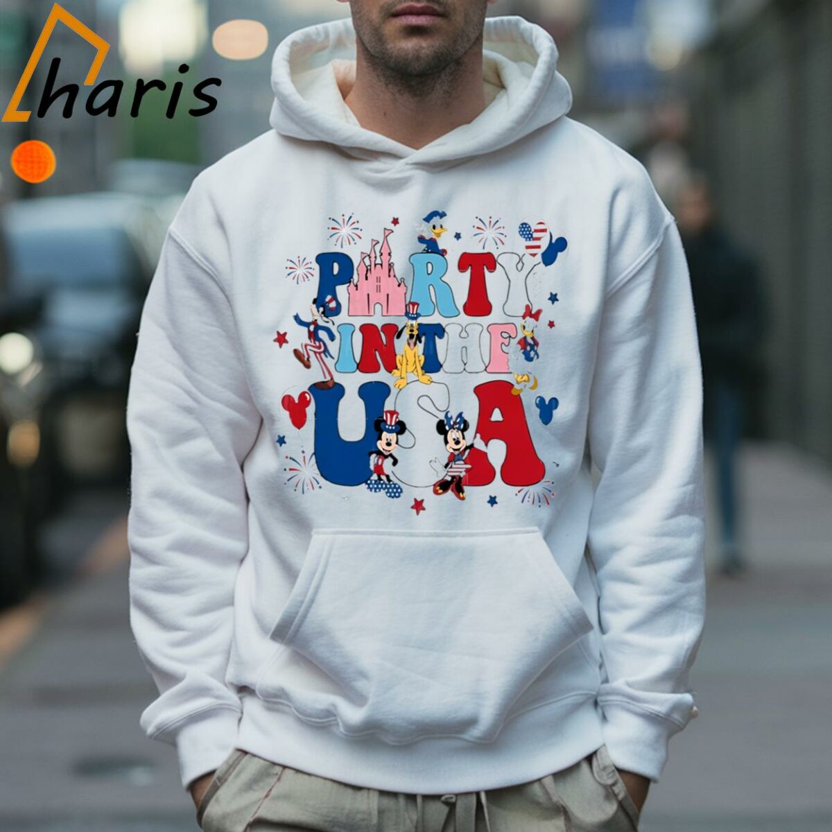 Party In The Usa Fourth Of July Day Disney Dad Shirt 5 Hoodie