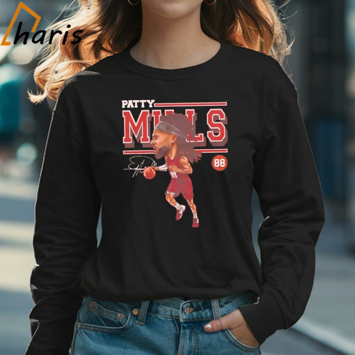 Patty Mills Miami Heat NBPA Signature Shirt 3 Long sleeve shirt