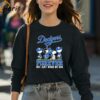 Peanuts Characters Walking Forever Not Just When We Win LA Dodgers Shirt 4 long sleeve shirt