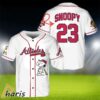 Peanuts Snoopy Atlanta Braves Baseball Jersey 3 3