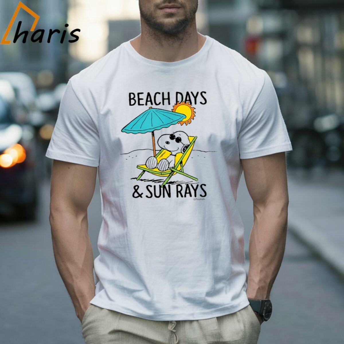 Peanuts Snoopy Beach Days Sun Rays T Shirt 2 shirt