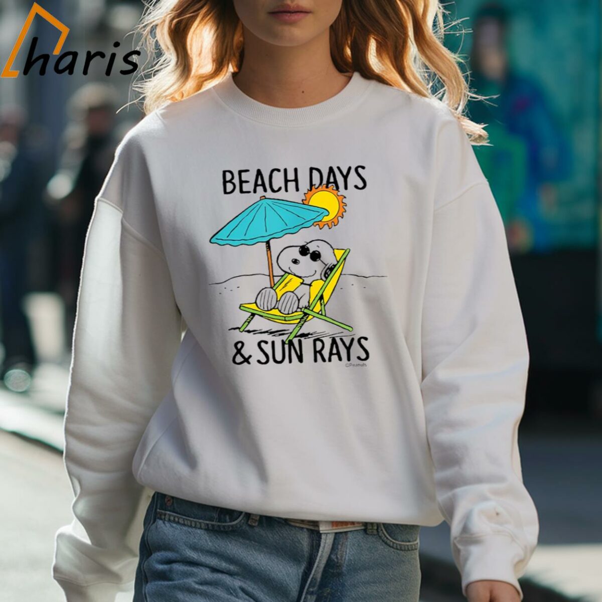 Peanuts Snoopy Beach Days Sun Rays T Shirt 3 Sweatshirt