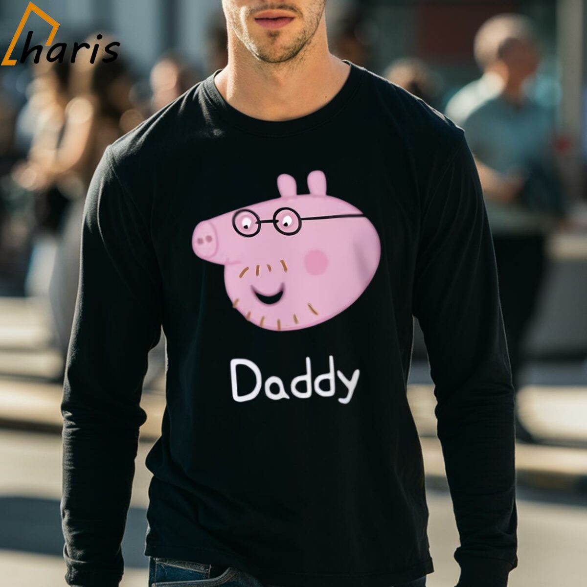 Peppa Pig Daddy Shirt Fathers Day Gift 4 long sleeve shirt
