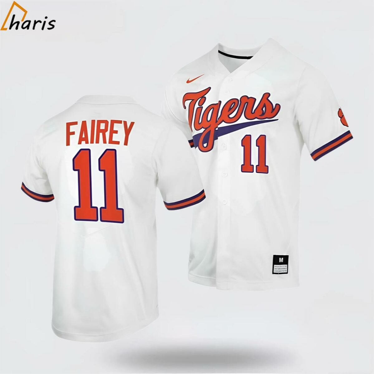 Personalized Clemson Tigers Baseball Jersey 1 jersey