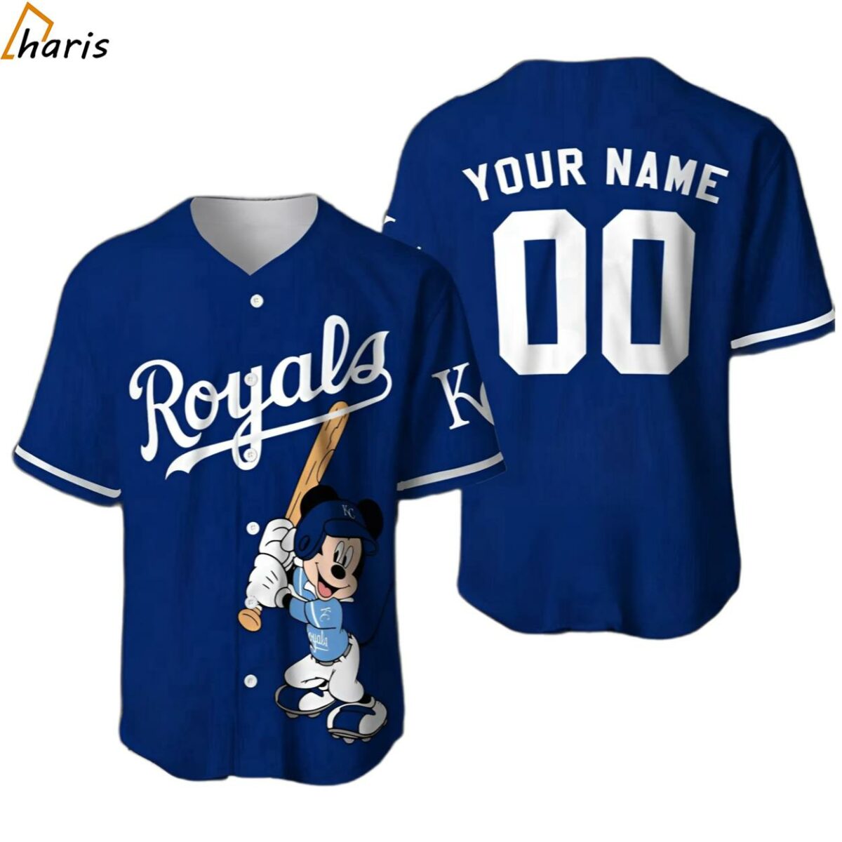 Personalized Kansas City Royals Mickey Mouse Disney Baseball Jersey jersey jersey