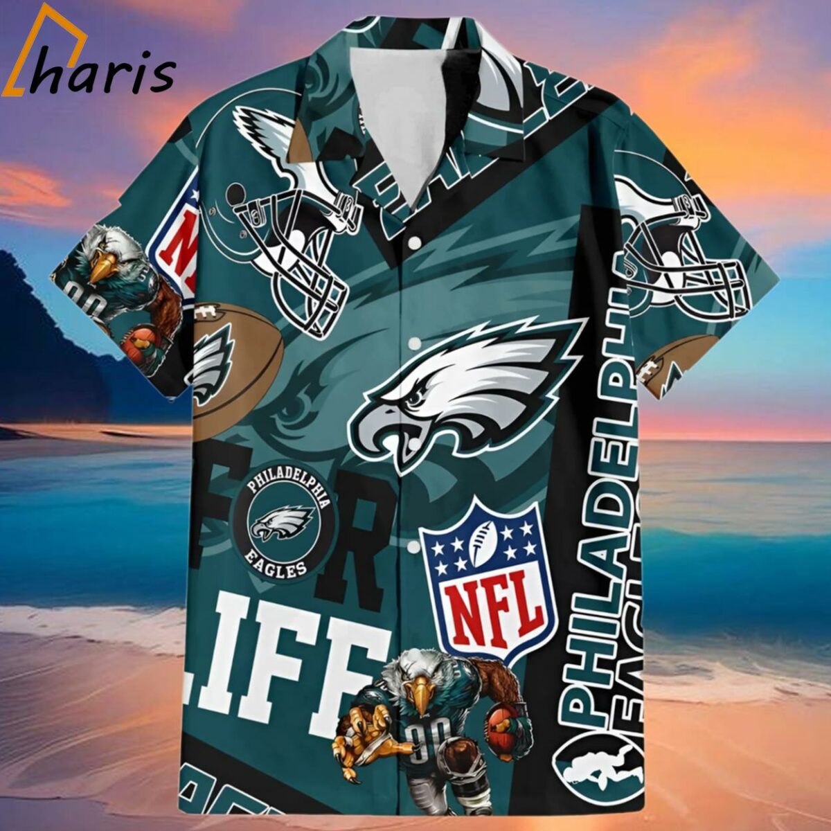 Philadelphia Eagles NFL Summer Hawaiian Shirt 2 2