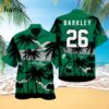 Philadelphia Eagles Saquon Barkley Kelly Green Hawaiian Shirt 1 1