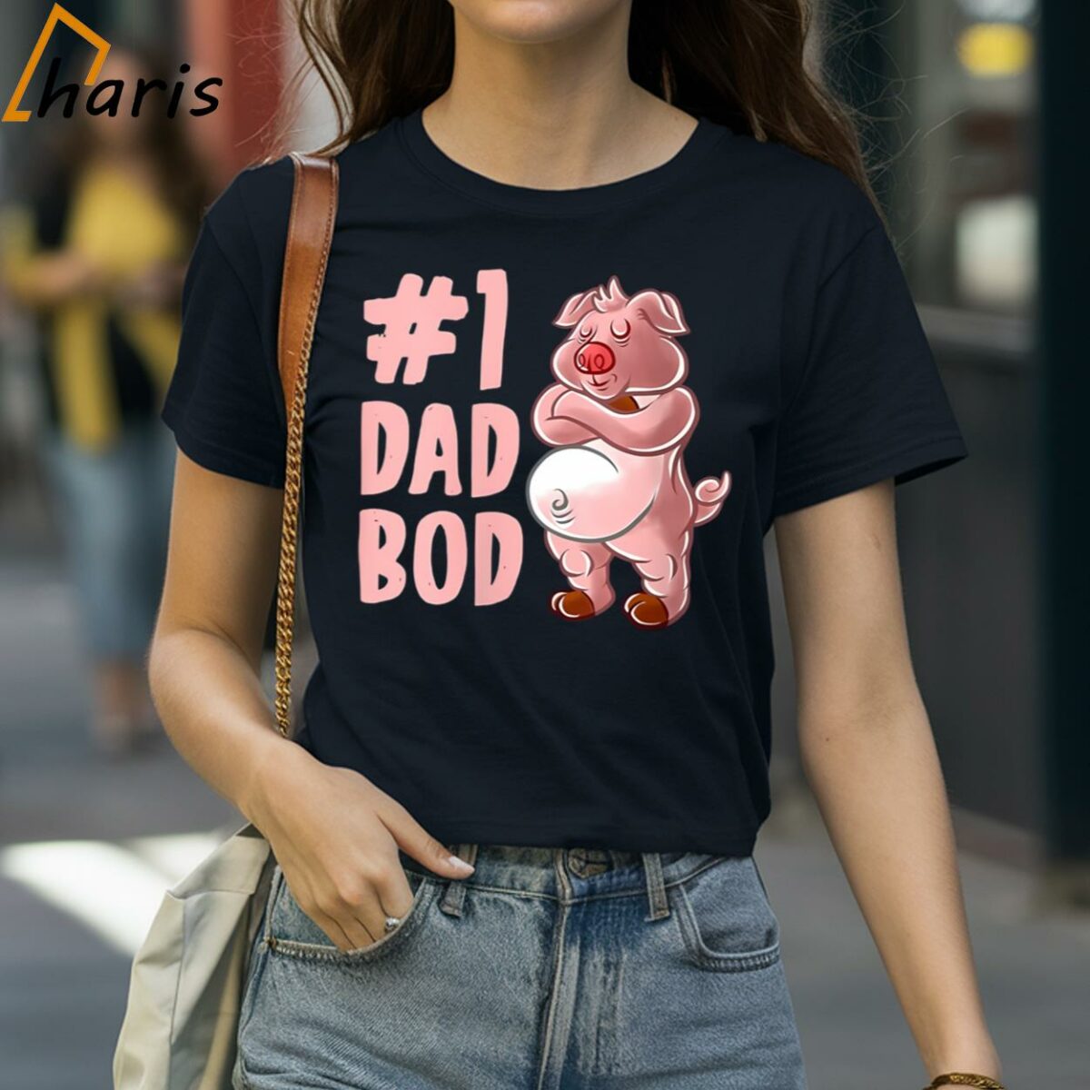 Pig Dad Best Dad Bod Daddy Pigs Papa Farmer Fathers Day T Shirt 2 shirt
